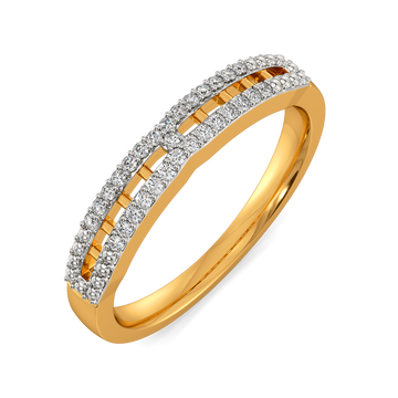 Smart Stripes Diamond Rings