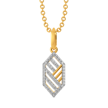 Smart Stripes Diamond Pendants