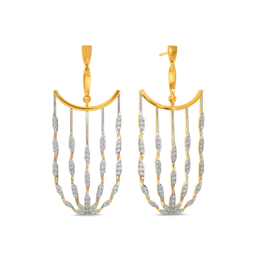 Futuristic Muse Diamond Earrings