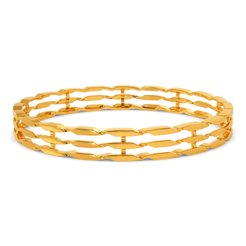 Meshy Future Gold Bangles