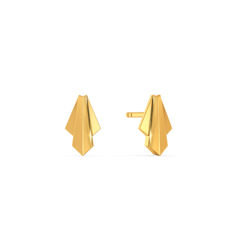 Timeless Tie Gold Earrings