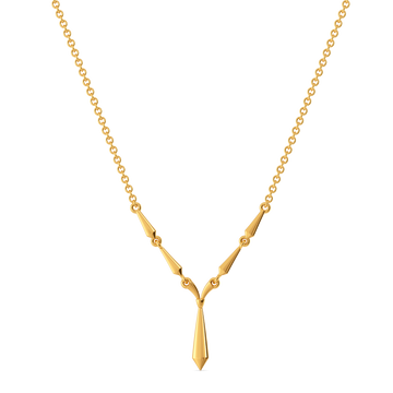 Power Knot Gold Necklaces