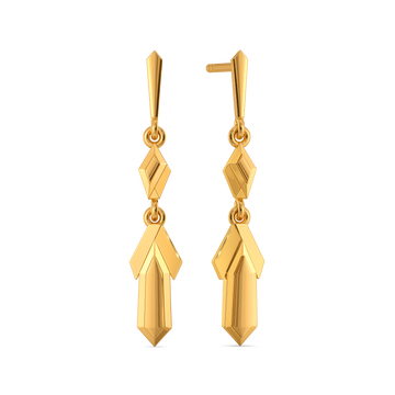 Tie the Power Gold Earrings