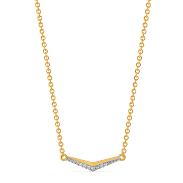 Classic Tie Diamond Necklaces