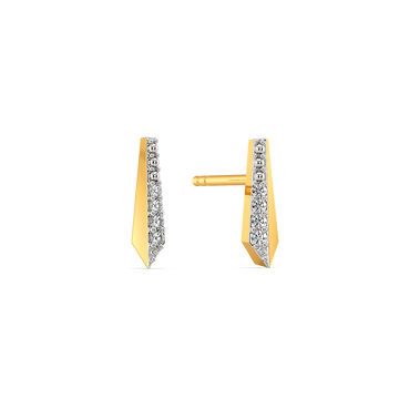 Classic Tie Diamond Earrings