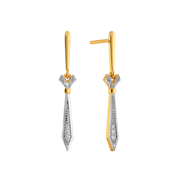Simply Tied Diamond Earrings