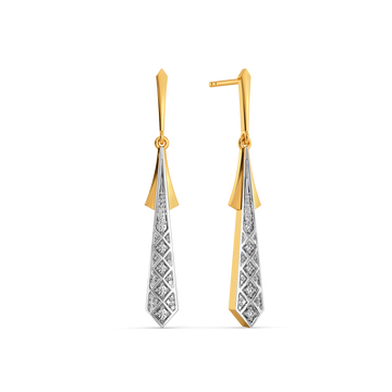 Lustre Loop Diamond Earrings
