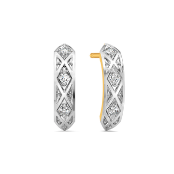 Lustre Loop Diamond Earrings