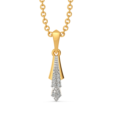 Lustre Loop Diamond Pendants