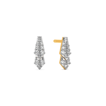 Lustre Loop Diamond Earrings