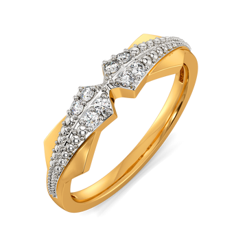 Tied in Elegance Diamond Rings