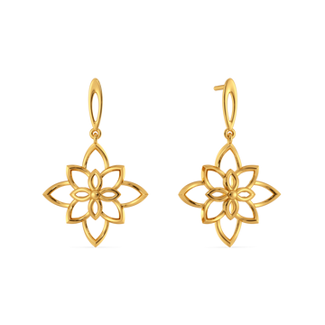 Bloom Glow Gold Earrings