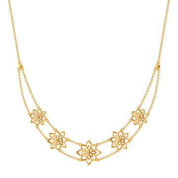 Bloom Glow Gold Necklaces