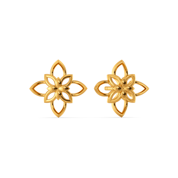 Bloom Glow Gold Earrings