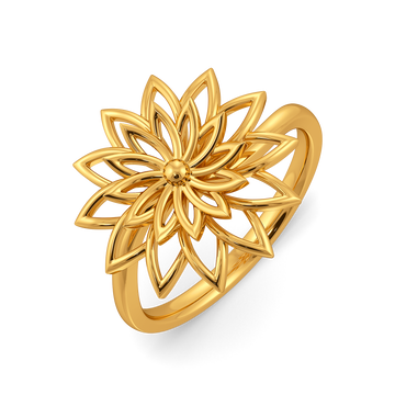 Petalure Gold Rings