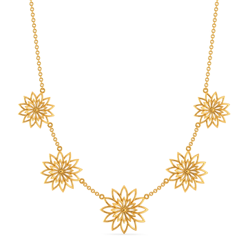 Petalure Gold Necklaces