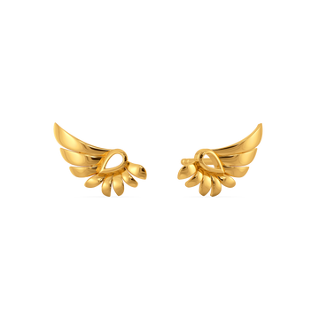 Nova Wing Gold Earrings