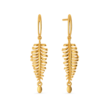 Plume Royale Gold Earrings