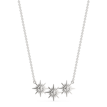 Spinning Spirals Silver Necklaces