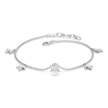 Maple Charm Silver Bracelets