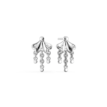 Midnight Wander Silver Earrings