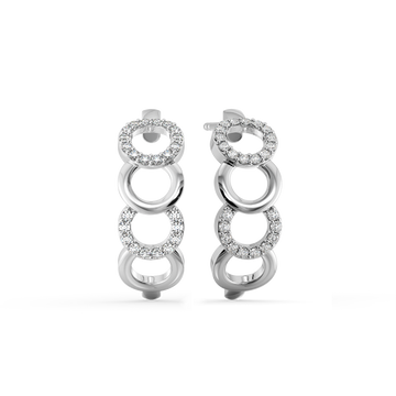 Wonder Loops Silver Earrings