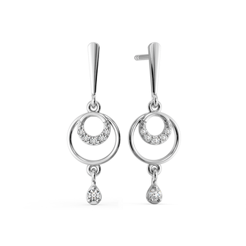 Soft Aura Silver Earrings
