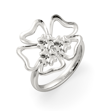Wrapped in Peace Silver Rings