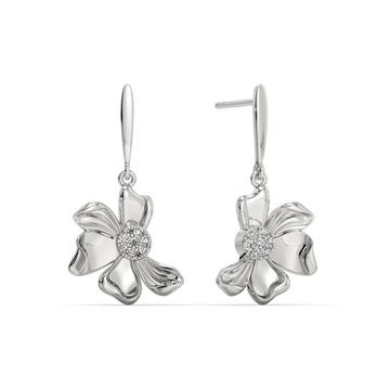 Little Floral Magic Silver Earrings