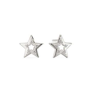 Radiant Mirage Silver Earrings