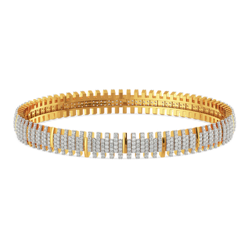 Stripes Coordinated Diamond Bangles