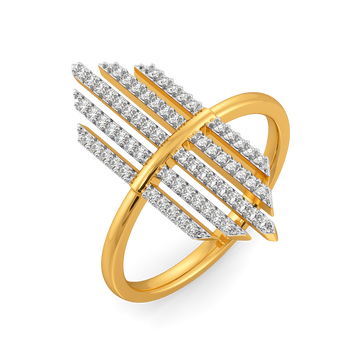 Stripes Fun Diamond Rings