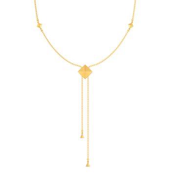 Be Rhomb Ready Gold Necklaces