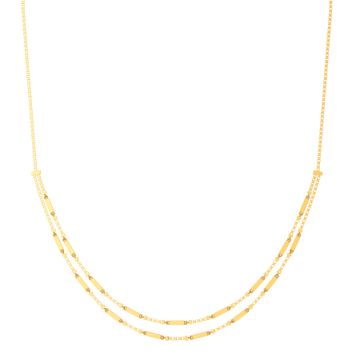 Sleek Sealed Gold Necklaces