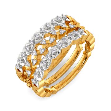 Glimmer Glam Diamond Rings