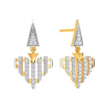 French Milieu Diamond Earrings