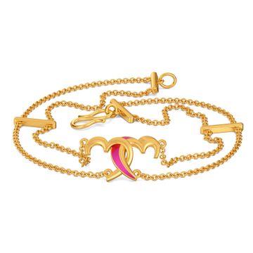 Fuchsian Love Gold Bracelets
