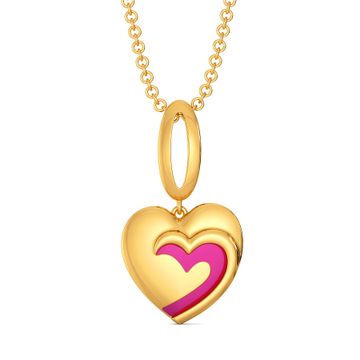 Fuchsian Love Gold Pendants