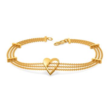 Half of My Heart Gold Bracelets