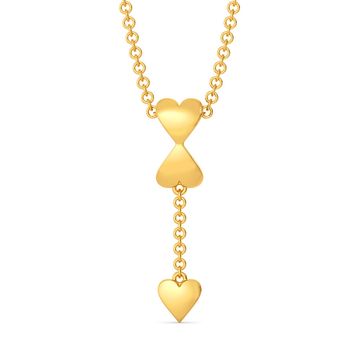 My Valentine Fringe Gold Pendants
