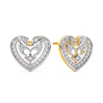 Whimsical Love Diamond Earrings