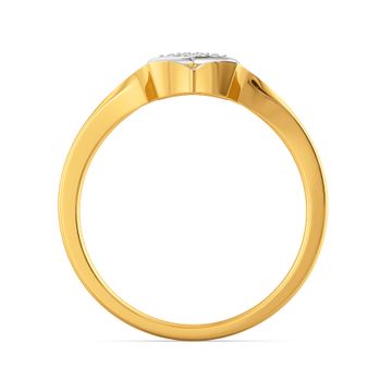 Heart Décor Diamond Rings