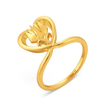 Blooms O Love Gold Rings