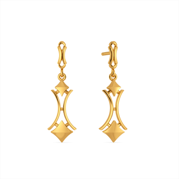 Cinched In Gold Earrings