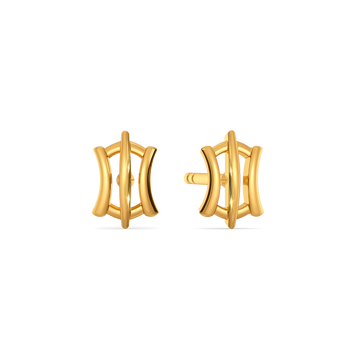 Cinched In Gold Earrings