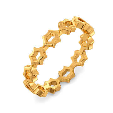 Add a Cinch Twist Gold Rings