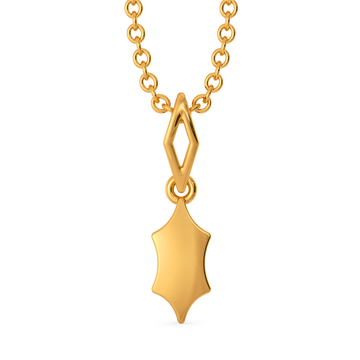 Add a Cinch Twist Gold Pendants