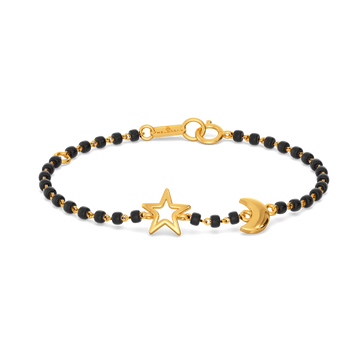 Moon and Star Gemstone Bracelets