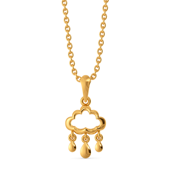 Whispering Clouds Gold Pendants