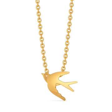 Flying Bird Gold Pendants
